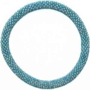Handmade Glass Bead Bracelet Women Chunky Statement Jewelry Nepal Sizable
